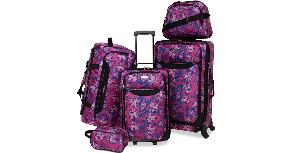 Tag Springfield III 5 Piece Luggage Set ONLY $49.99 (Reg $240)
