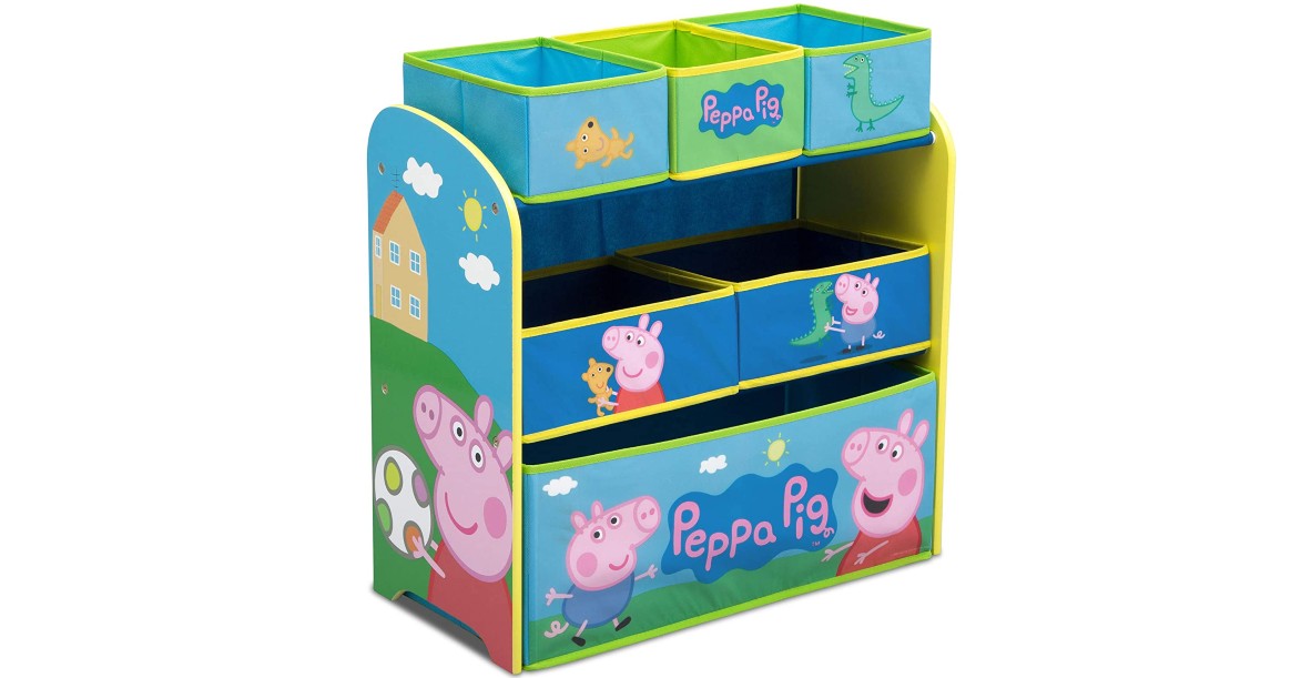 Delta Peppa Pig 6-Bin Toy Storage Organizer ONLY $22.50 (Reg $37)