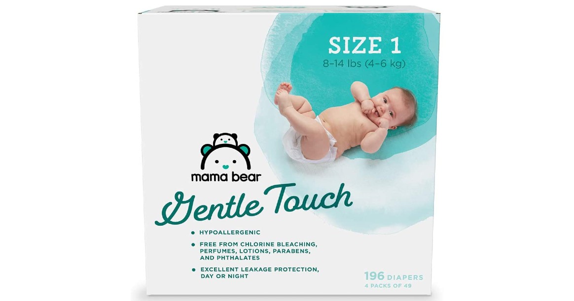 Mama Bear Diapers 196-Count ONLY $13.49 Shipped (Reg $30)