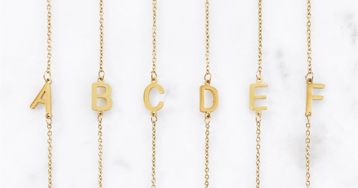 Initial Necklace ONLY $8.99 Shipped (Reg. $27)