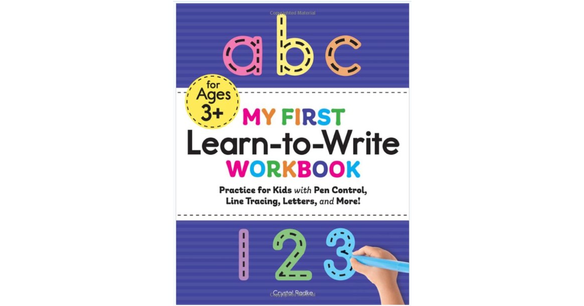 My First Learn to Write Workbook ONLY $3.53 (Reg $9)