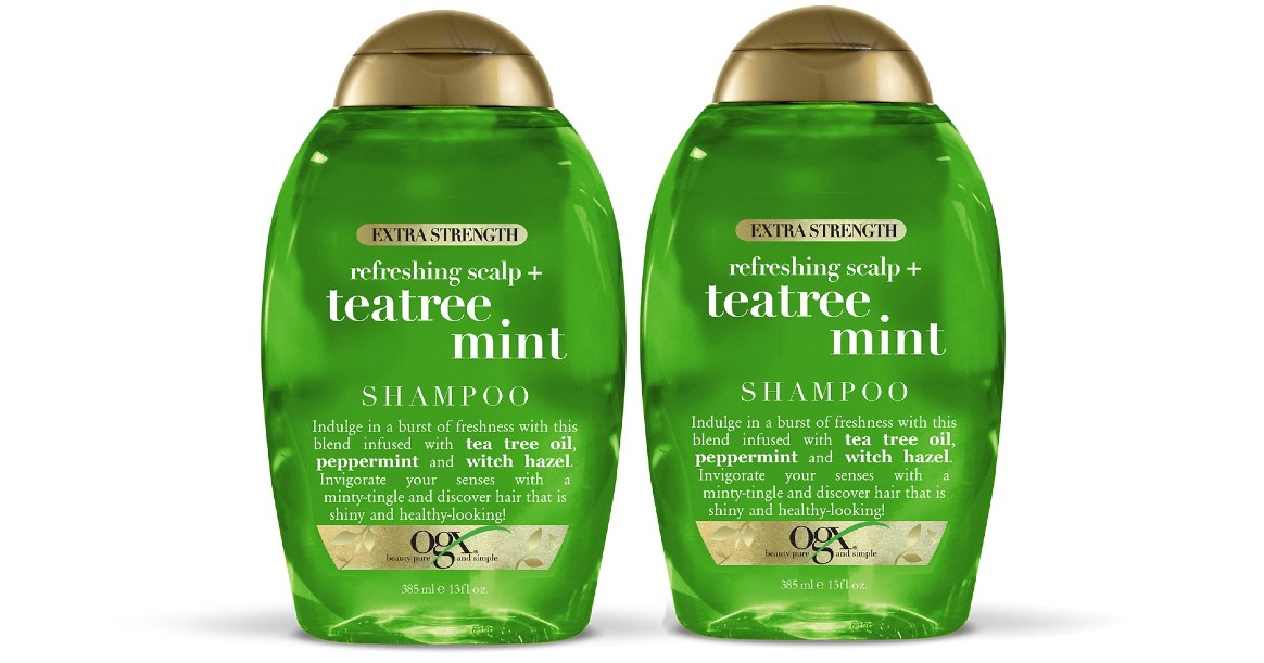 OGX Teatree Mint Shampoo ONLY $4.59 Shipped
