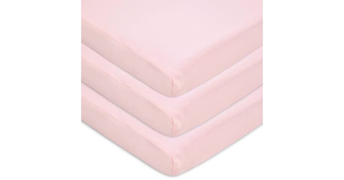 American Baby Company Fitted Crib Sheets 3-Pack $7.97 (Reg. $20)