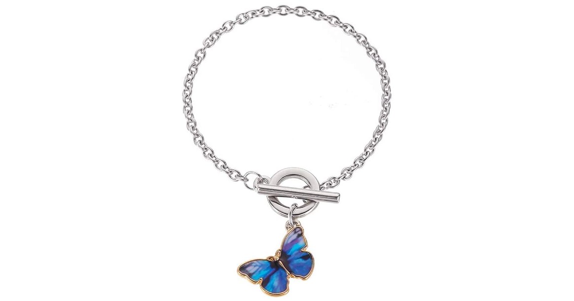 Butterfly Bangle Bracelet ONLY $1 Shipped