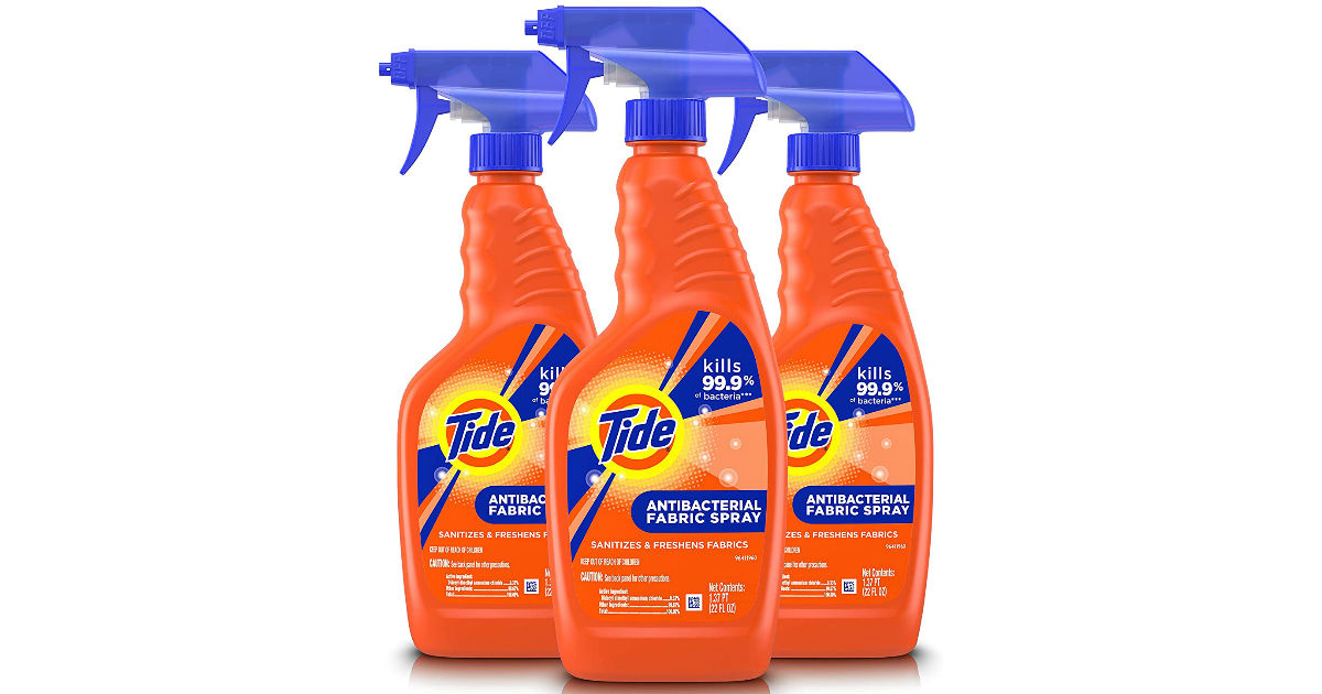 Tide Sanitizer Spray on Amazon