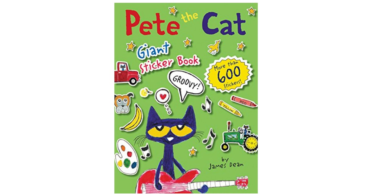 Pete the Cat Giant Sticker Book ONLY $5.01 at Amazon (Reg $13)