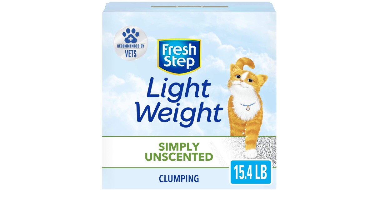 Fresh Step Lightweight Clumping Cat Litter ONLY $9.89 (Reg. $22)