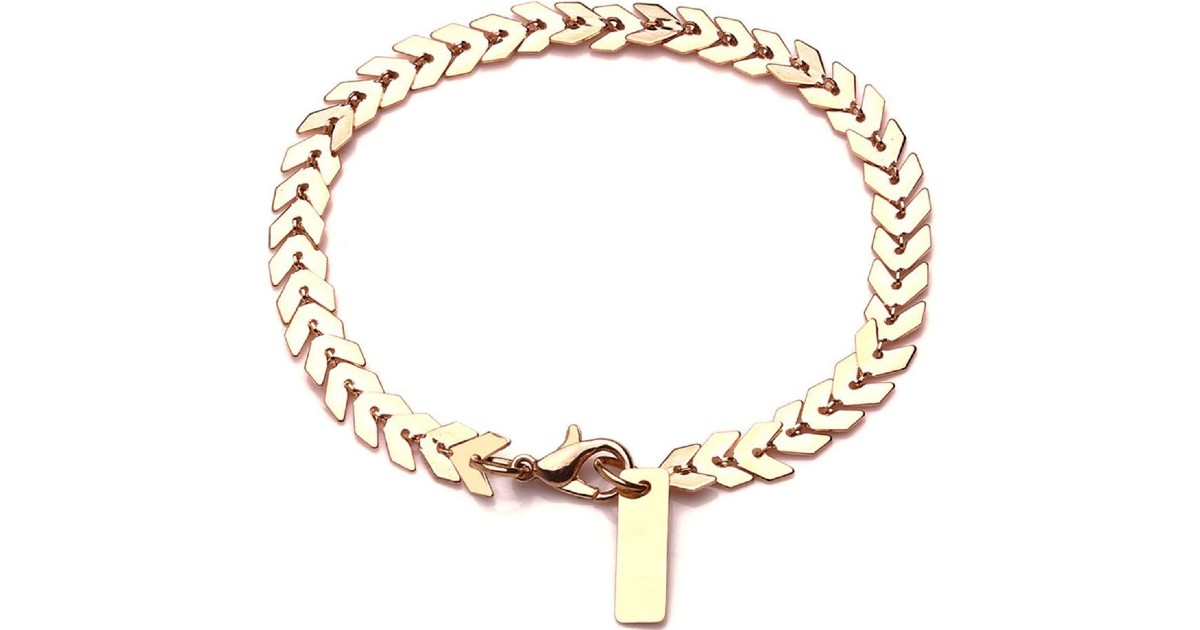 Simple Anklet Bracelet at Amazon