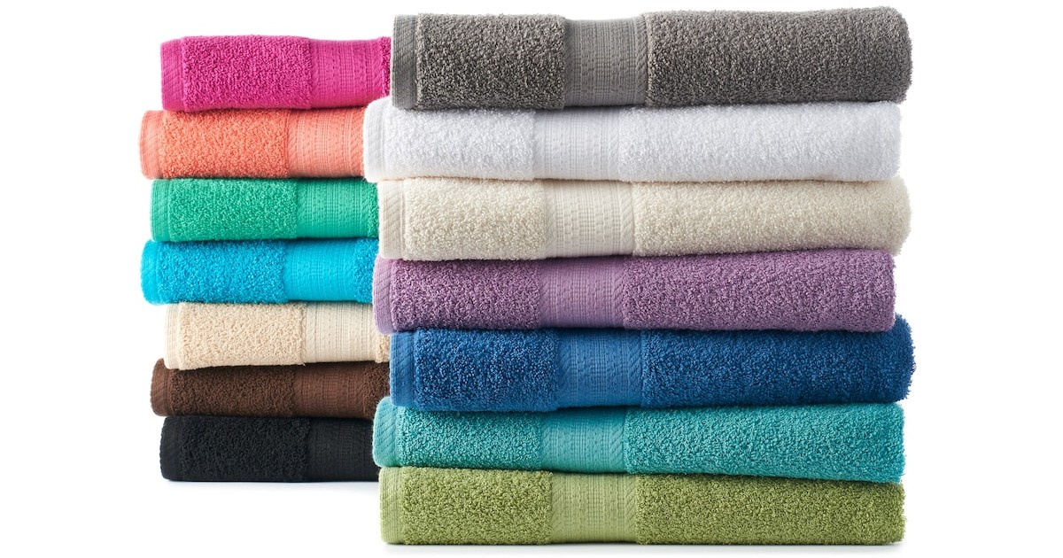 The Big One Solid Bath Towels ONLY $2.44 Each (Reg. $10)