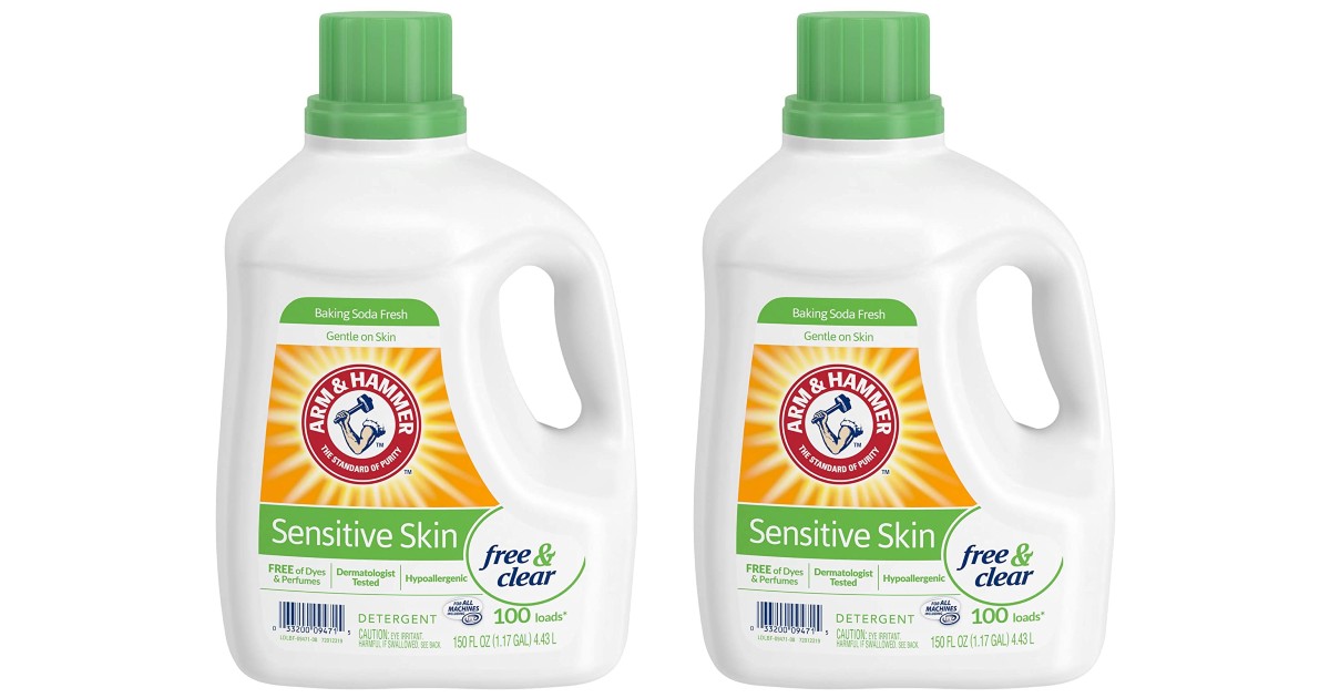 Arm & Hammer Detergent Sensitive Skin 150-oz TWO for $9.90 