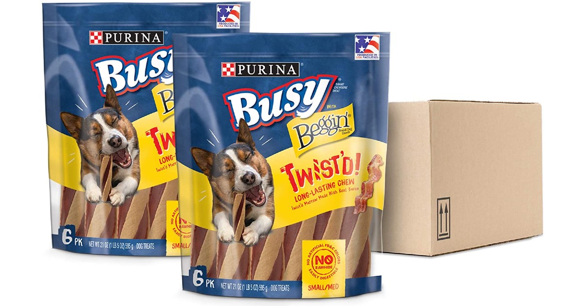 Purina Busy with Beggin' Dog Treats 2-Pack ONLY $7.97 Shipped