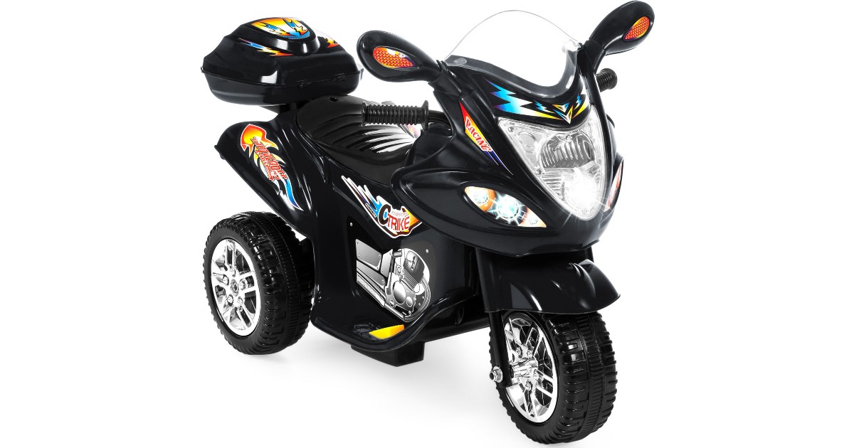 Kids Battery Powered 3-Wheel Motorcycle ONLY $64.99 (Reg $120)