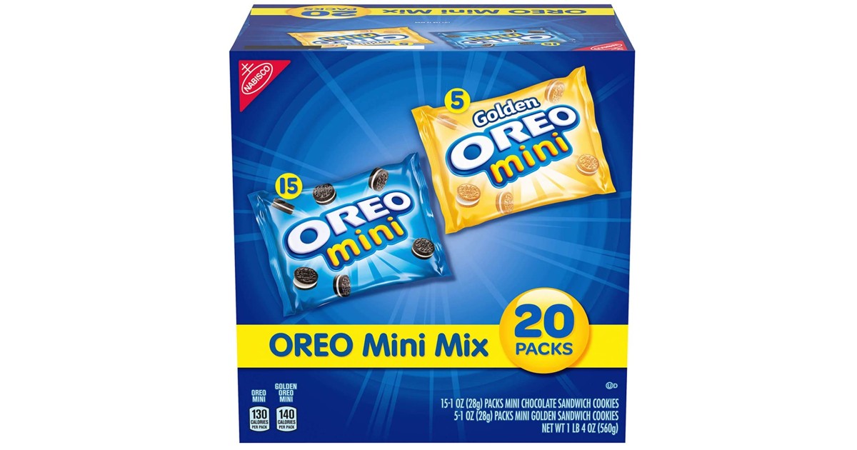 Oreo Mini Snack Pack 20-Count ONLY $5.59 Shipped