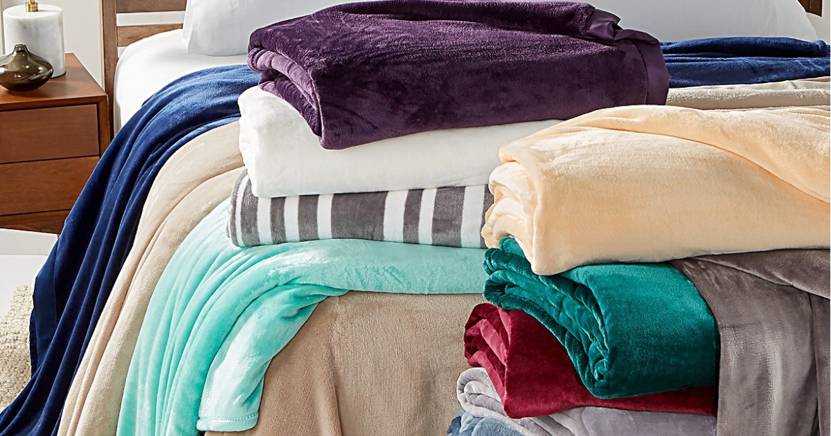 Velvety Plush Blankets ONLY $14.99 at Macy’s (Reg $70)