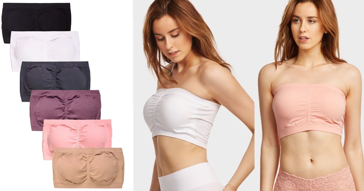 Set of 6 Wide Padded Bandeau ONLY $19.99 (Reg $60)