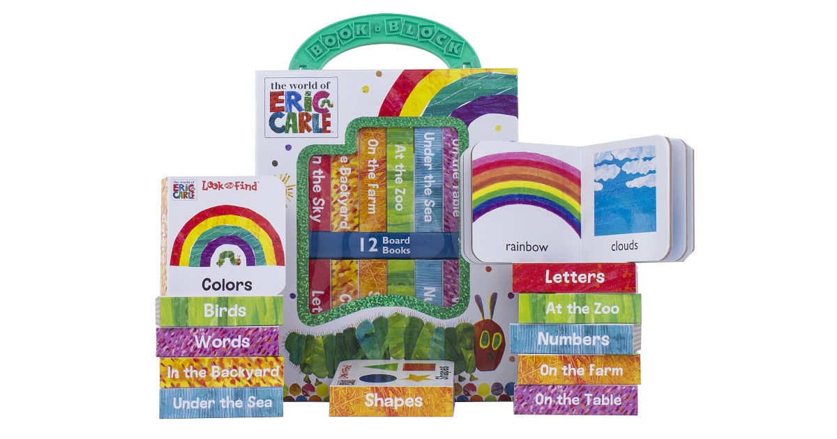 My First Library Board Book Block 12-Book Set $7.67 (Reg. $16)