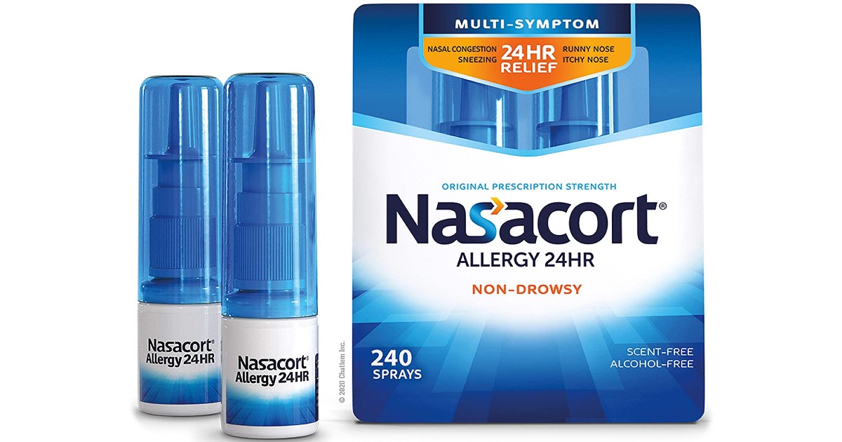 Nasacort Allergy 24HR Nasal Spray 2Pack ONLY 16.15 Shipped Deals