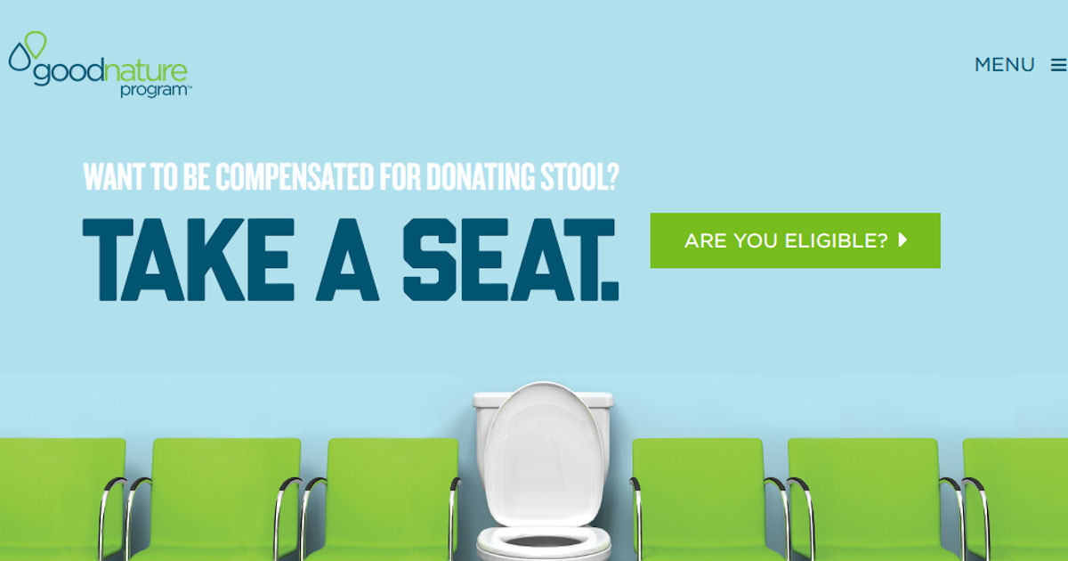 Possible Free 1,750 for Stool Donation Free Product Samples