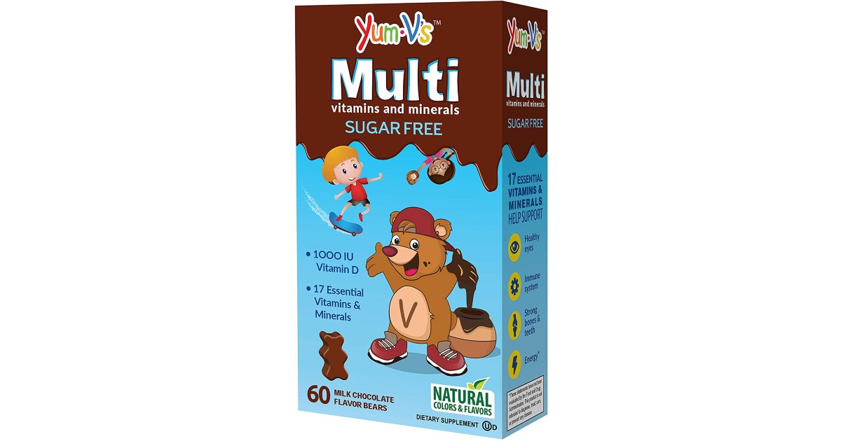 YumVs Sugar Free MultiVitamin Chewables 60-ct ONLY $6.63 Shipped