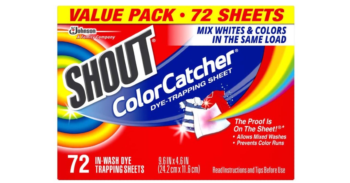 Shout Color Catcher Sheets ONLY $7.54 at Amazon (Reg $12)