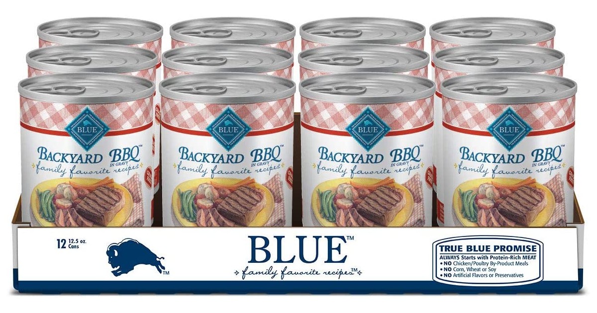 Blue Buffalo Backyard BBQ 12-Pk Dog Food ONLY $17.10 Shipped