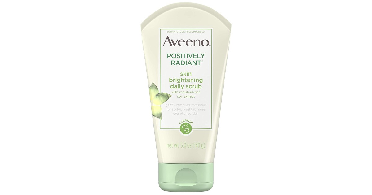 Aveeno Positively Radiant Skin Brightening Scrub ONLY $4.79