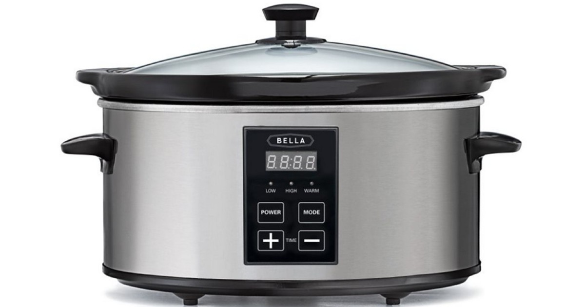 Bella 5-Qt Programmable Slow Cooker ONLY $19.99 (Reg $45)