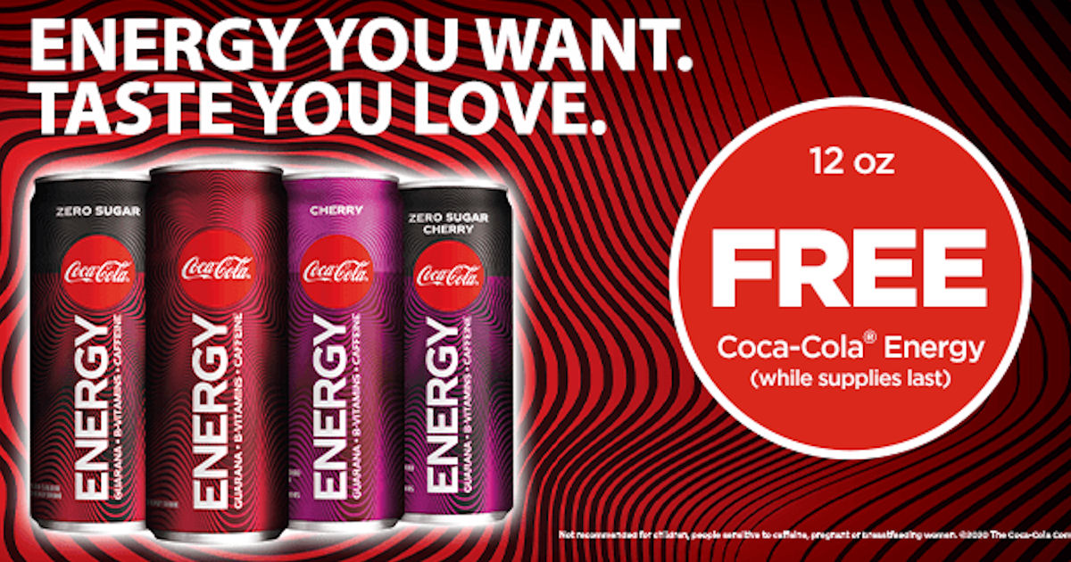 Free 12oz Coca-Cola Energy at Circle K - Free Product Samples