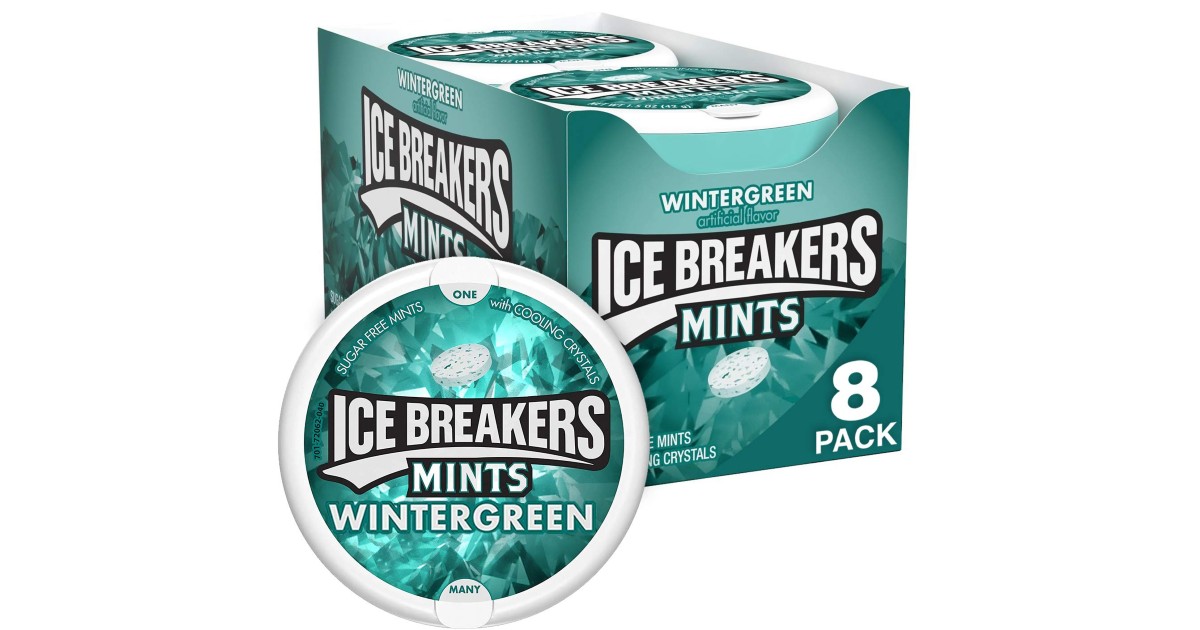 Ice Breakers Mints Wintergreen 8-Pack ONLY $10.15 Shipped