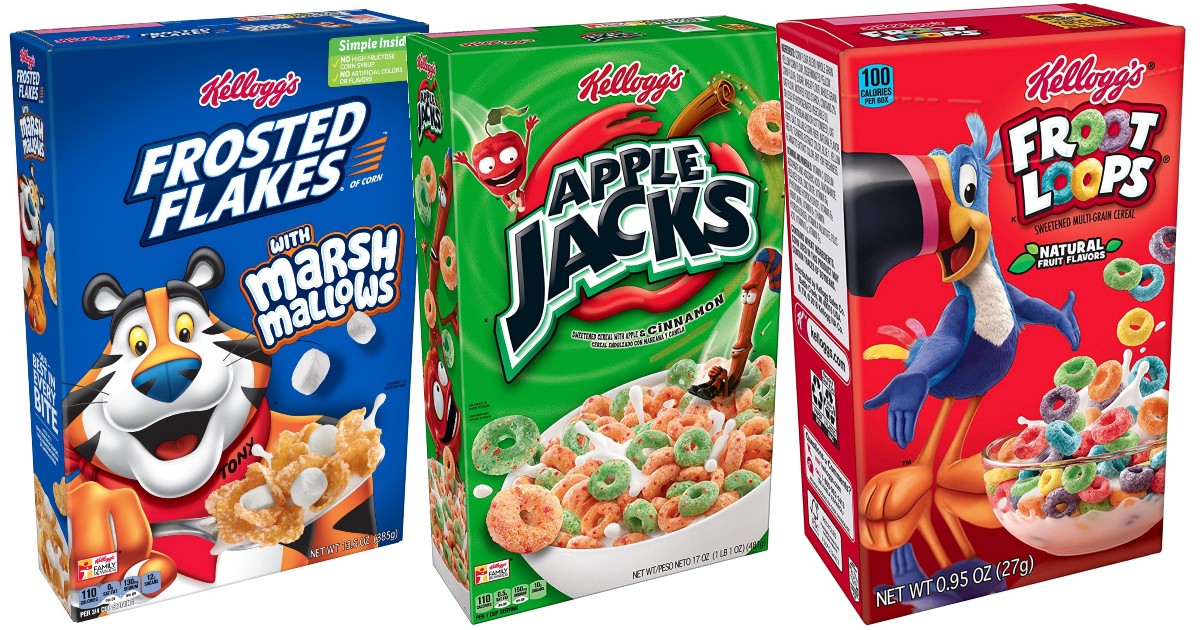 Kellogg's Cereal ONLY $1.39 at CVS with Printable Coupon