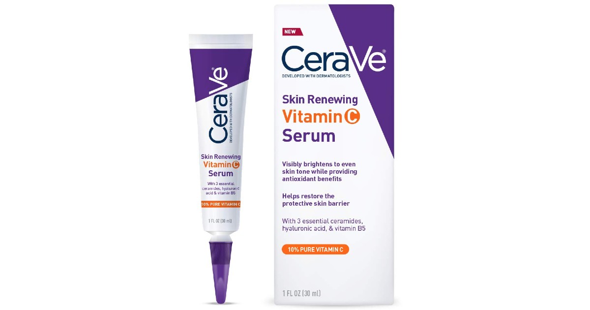 CeraVe Vitamin C Serum w/ Hyaluronic Acid ONLY $10.98 (Reg $22)