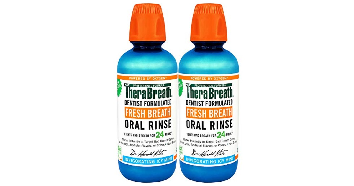 TheraBreath Fresh Breath Oral Rinse 2-Pack ONLY $10.85 Shipped