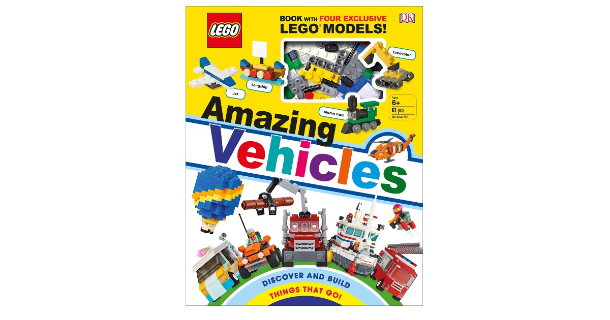 LEGO Amazing Vehicles Hardcover Book ONLY $10.89 (Reg. $20)