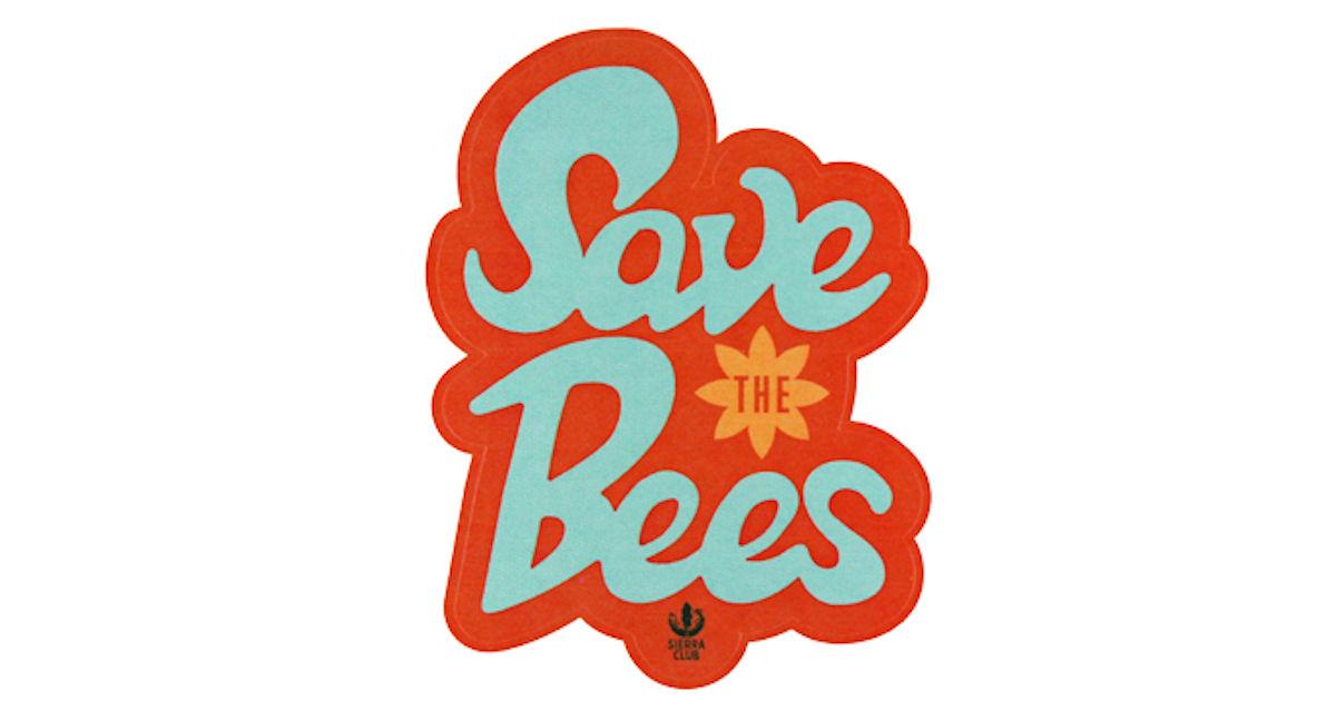 FREE Save the Bees Sticker