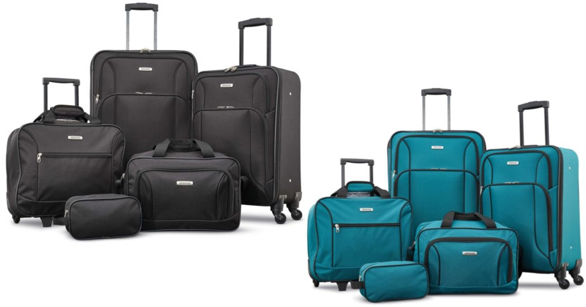 American Tourister 5-Pc Spinner Luggage Set ONLY $89 (Reg $260) - Daily ...