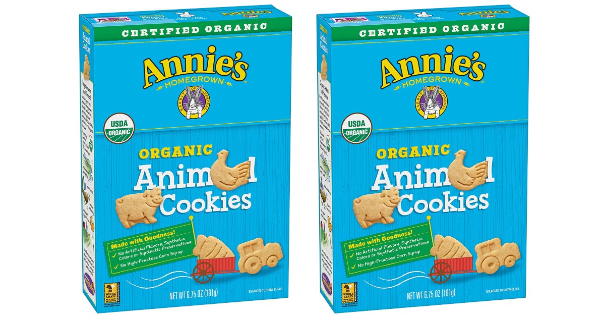 Annie’s Homegrown Organic Animal Cookies ONLY $2.33 Shipped