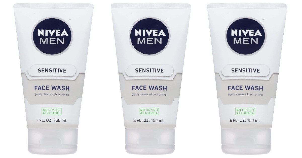 Nivea Men Sensitive Face Wash ONLY $2.90 Shipped