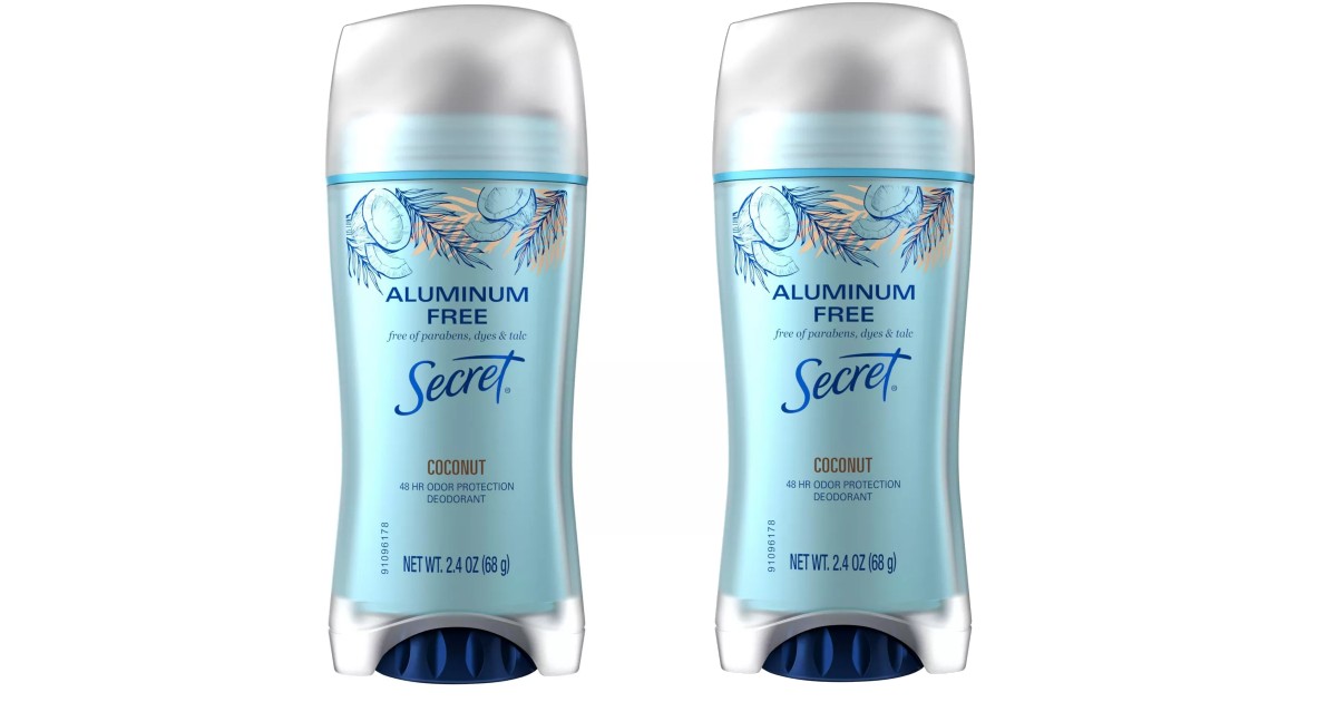 Secret Aluminum Free Deodorant ONLY $1.49 at Target