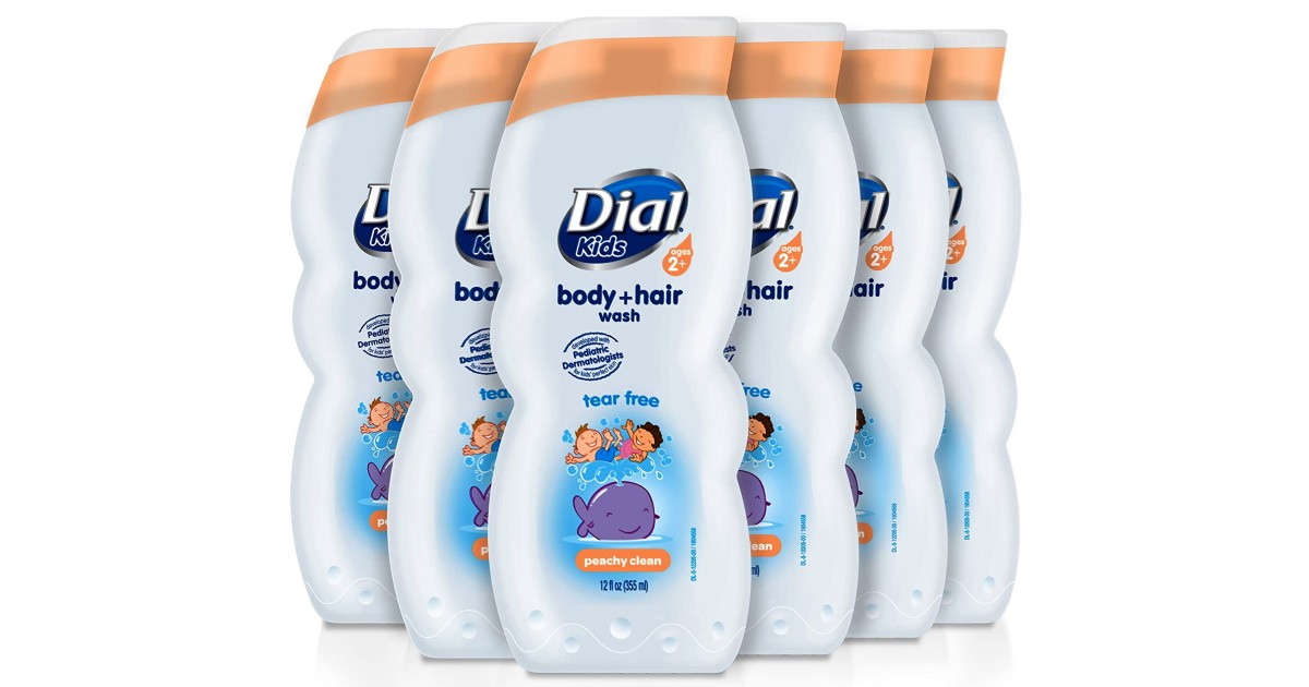 Dial Kids Body + Hair Wash 6-Pack ONLY $17.04 Shipped