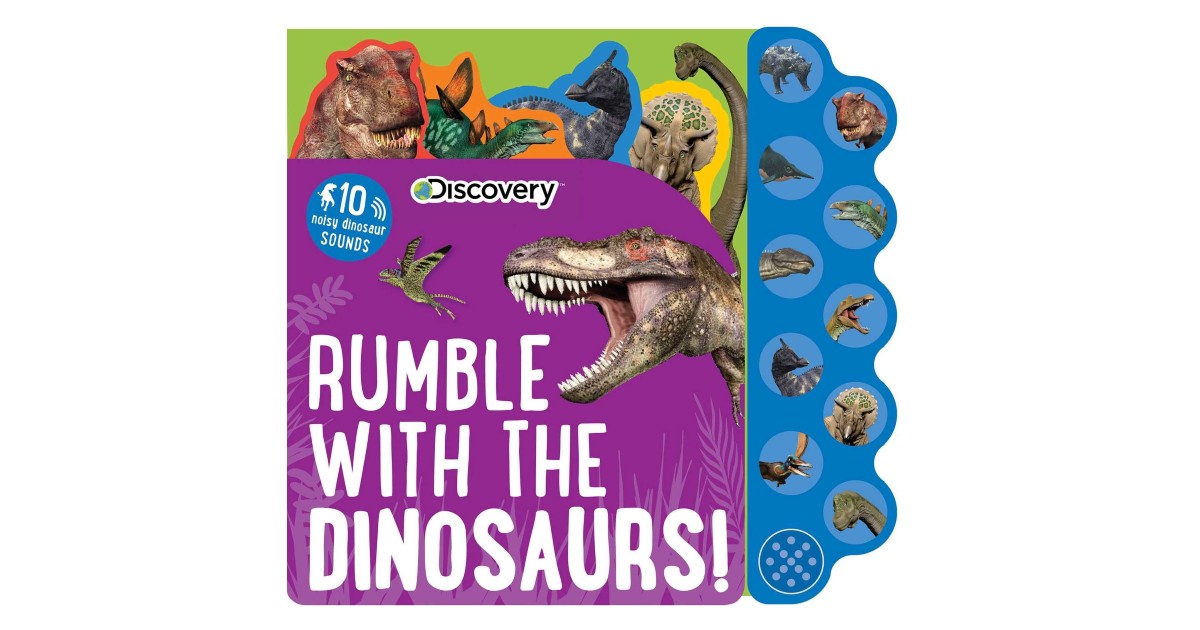 Discovery Rumble with the Dinosaurs Sound Book ONLY $5 (Reg $13)