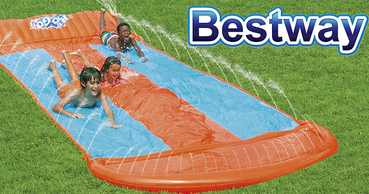 triple waterslide