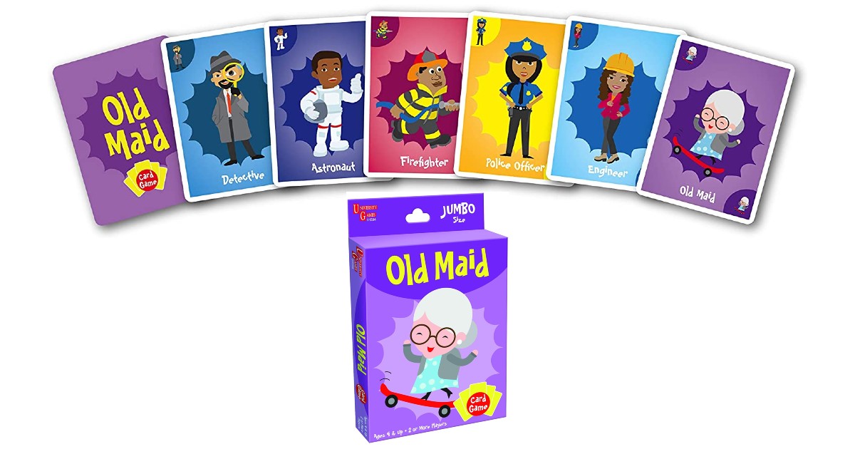 Old Maid Card Game Jumbo Size ONLY $2.97 (Reg $6)