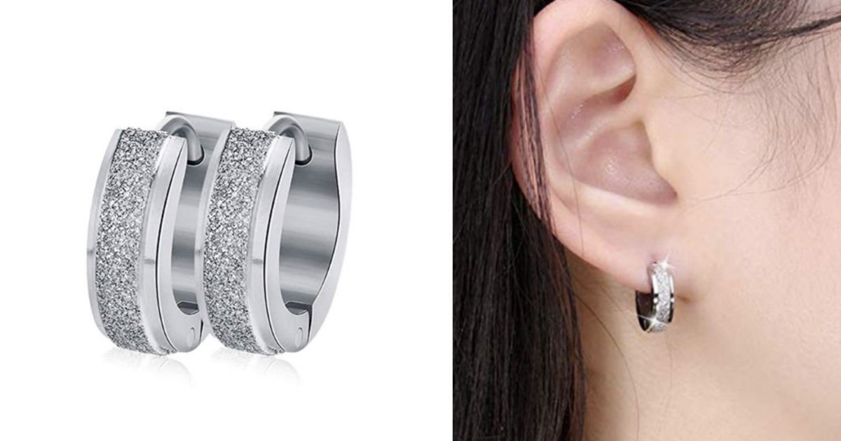 Stainless Steel Small Hoop Earrings ONLY 1.78 Shipped Daily Deals