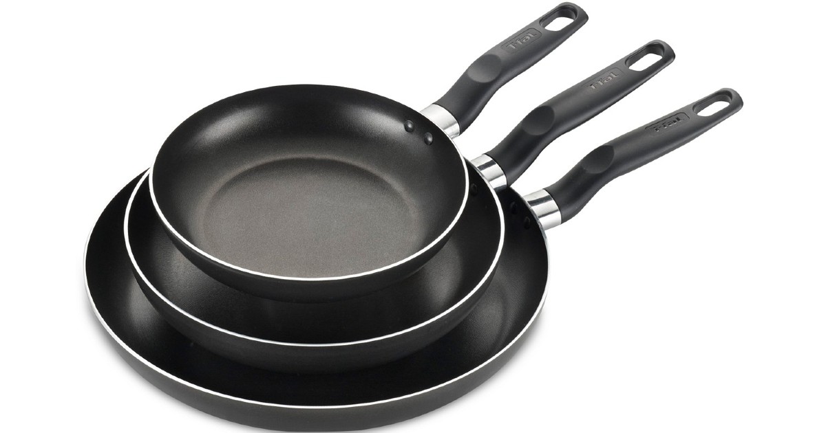 T-Fal 3-Piece Fry Pan Set 