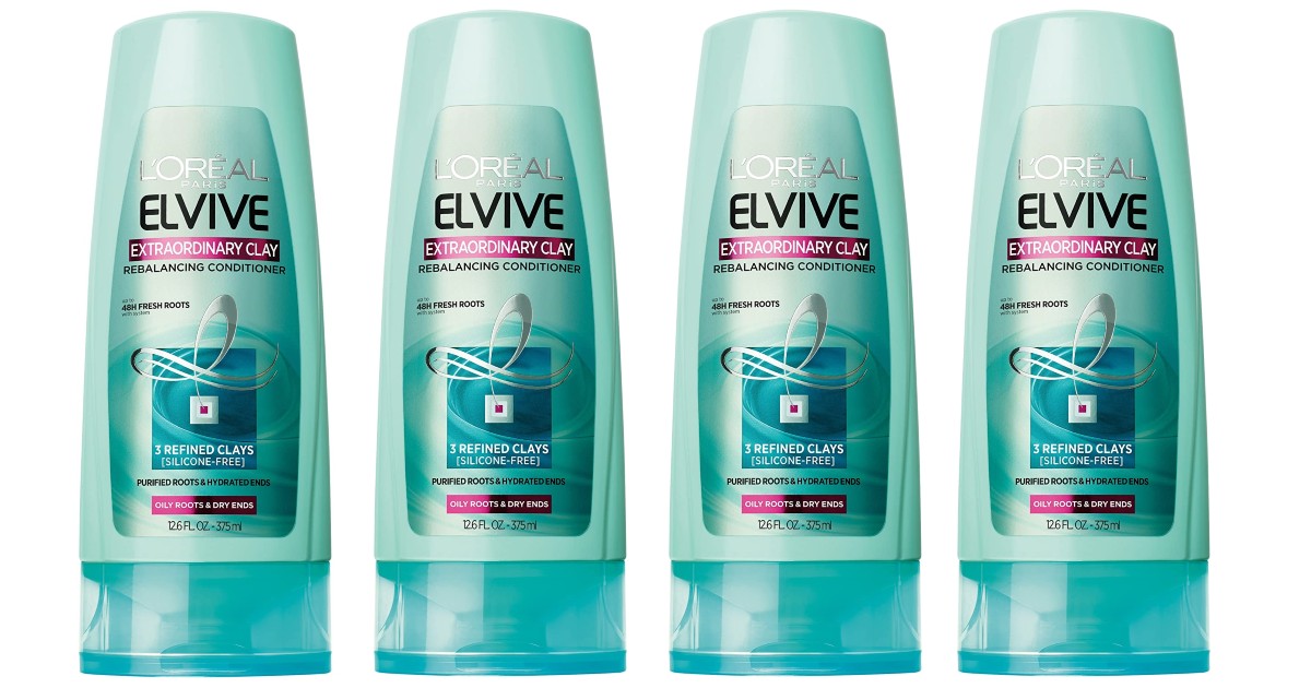 Four L'Oreal Paris Elvive Conditioner ONLY $6.36 Shipped 