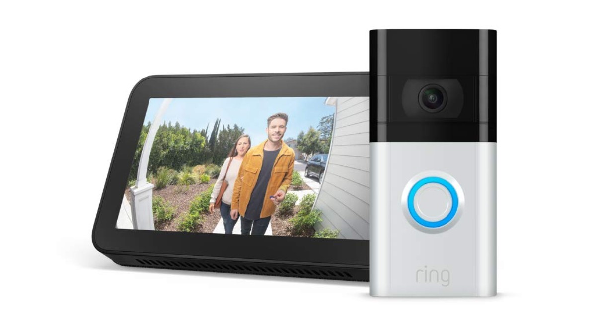 Ring Video Doorbell 3 with Echo Show 5 