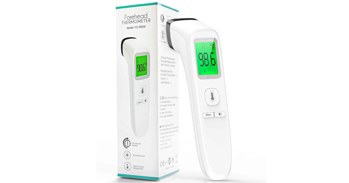 Highly Rated Forehead Digital Thermometer ONLY $27.49 Shipped