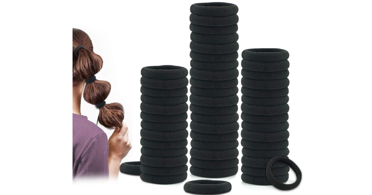 50-Pack Dreamlover Black Hair Ties ONLY $3.49 (Reg $7)