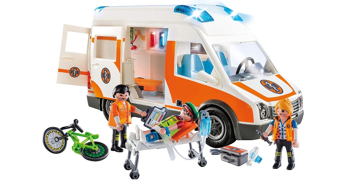 Playmobil Ambulance with Flashing Lights ONLY $26.99 (Reg. $50)