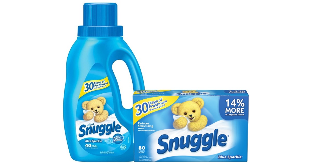 Snuggle Fabric Softener or Dryer Sheets ONLY $1.88 at Walgreens
